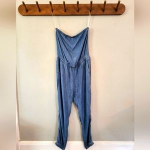 Banana Republic Sleeveless Jumpsuit  | Chambray Denim